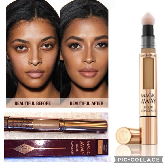 NEW! $32 Charlotte Tilbury Magic Away Liquid Concealer #9 Tan - Picture 1 of 16